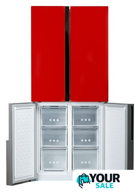 Четырёхдверный холодильник CENTEK CT-1750 Red - Изображение №4 — Интернет-магазин Your Sale
