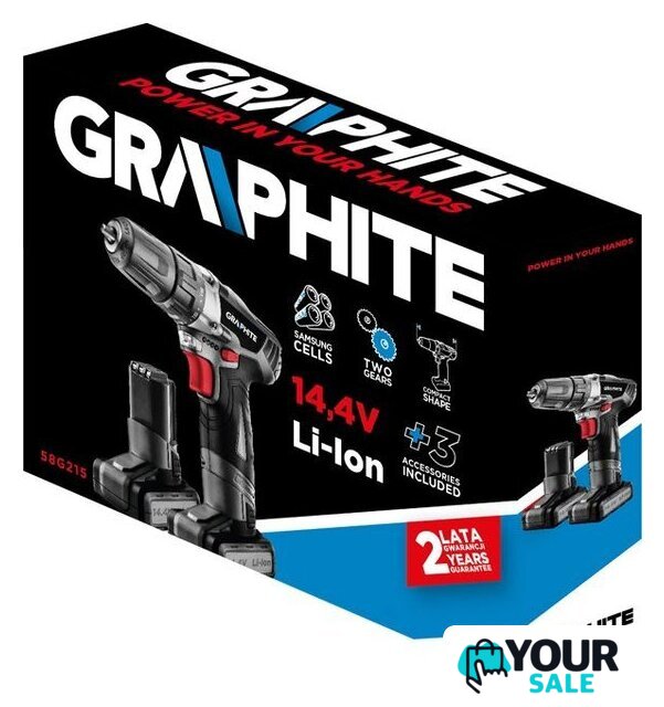 Дрель-шуруповерт GRAPHITE 58G215 - Изображение №2 — Интернет-магазин Your Sale