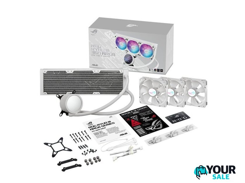 Система жидкостного охлаждения для процессора ASUS ROG Ryuo III 360 ARGB White Edition - Изображение №6 — Интернет-магазин Your Sale