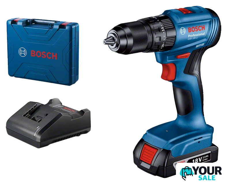 Ударная дрель-шуруповерт Bosch GSB 185-LI Professional 06019K3101 (с 1-им АКБ, кейс) - Изображение №1 — Интернет-магазин Your Sale