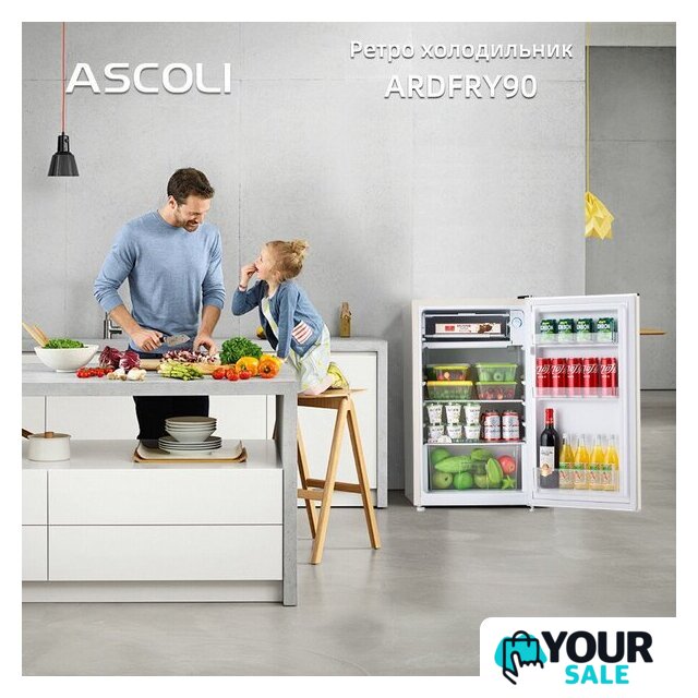 Однокамерный холодильник Ascoli ADFRY90 - Изображение №6 — Интернет-магазин Your Sale