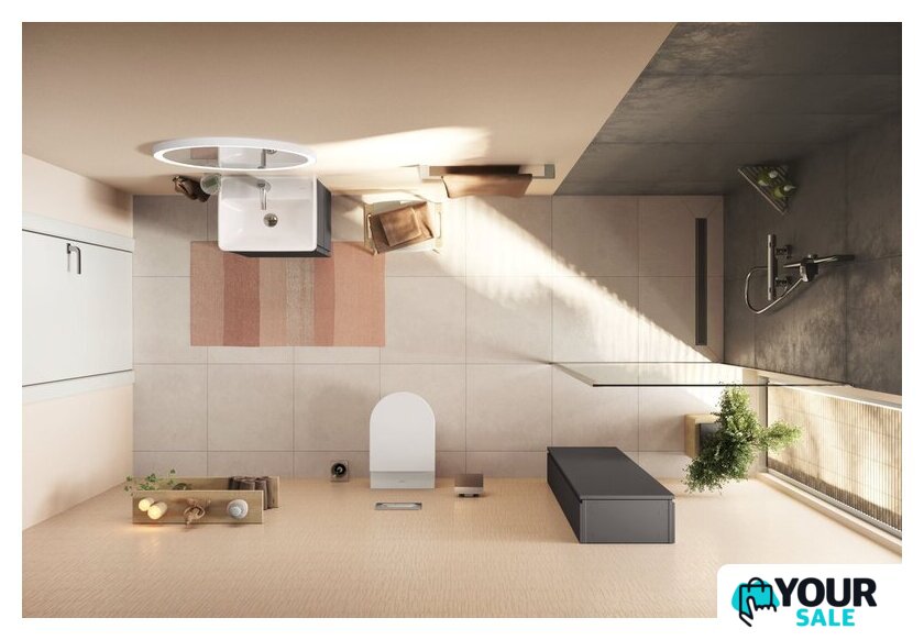 Умывальник Hansgrohe Xanuia Q 50 60131450 - Изображение №7 — Интернет-магазин Your Sale