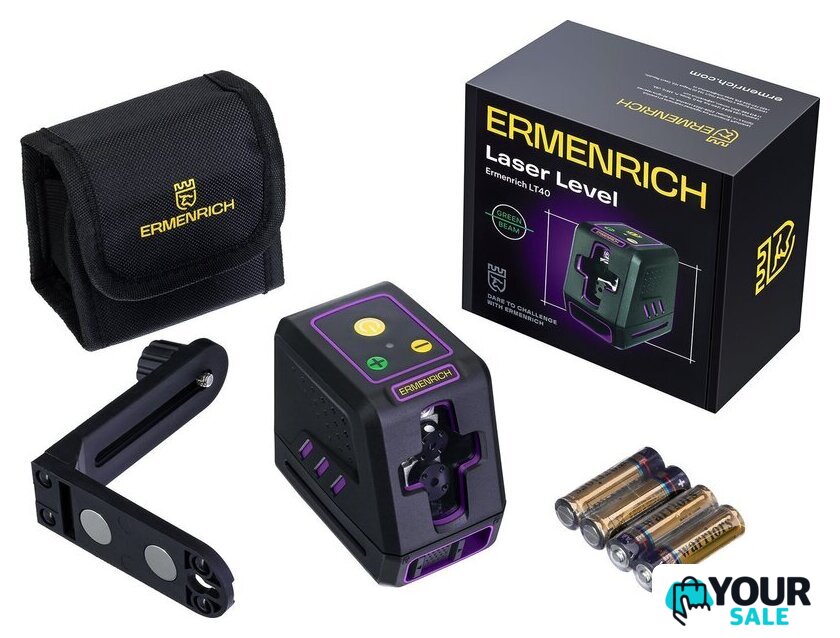 Лазерный нивелир Ermenrich BASE LT40 84636 - Изображение №2 — Интернет-магазин Your Sale