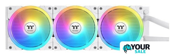 Система жидкостного охлаждения для процессора Thermaltake MAGFloe 360 Ultra ARGB Sync Snow Edition CL-W433-PL12SW-A - Изображение №4 — Интернет-магазин Your Sale