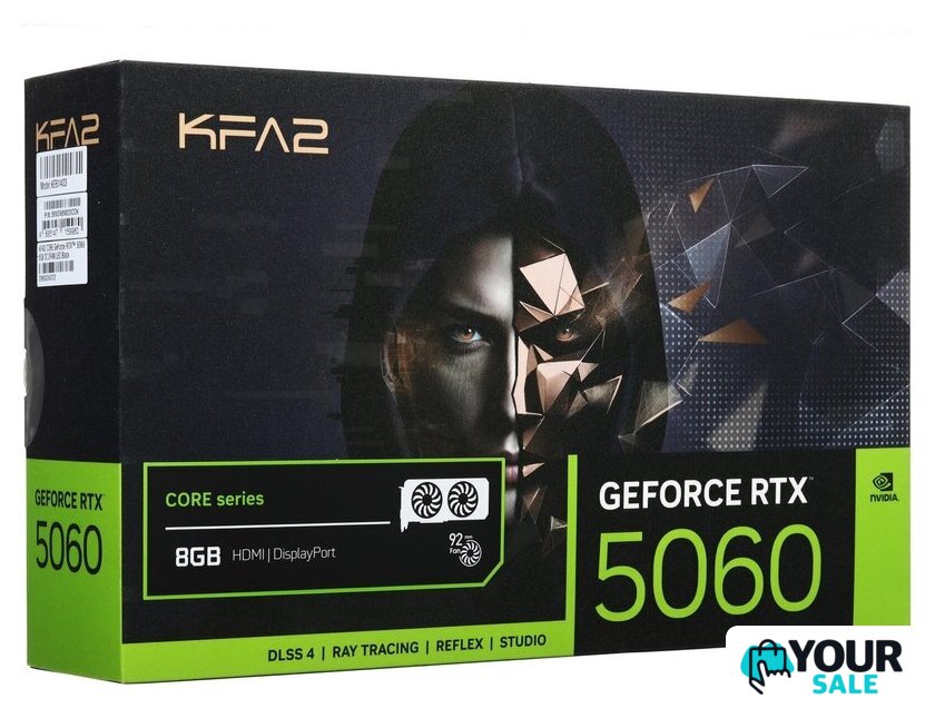 Видеокарта KFA2 GeForce RTX 5060 Core OC 56NSN8MDDCOK - Изображение №9 — Интернет-магазин Your Sale