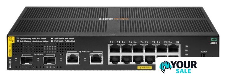Управляемый коммутатор 2-го уровня Aruba 6000 Series R8N89A - Изображение №1 — Интернет-магазин Your Sale