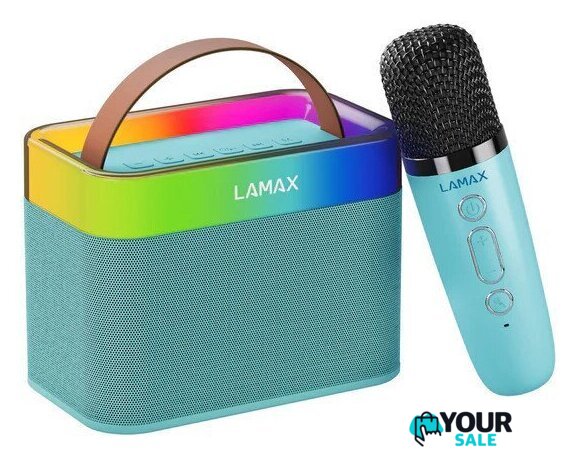 Беспроводная колонка Lamax KaraokeKid1 (голубой) - Изображение №1 — Интернет-магазин Your Sale