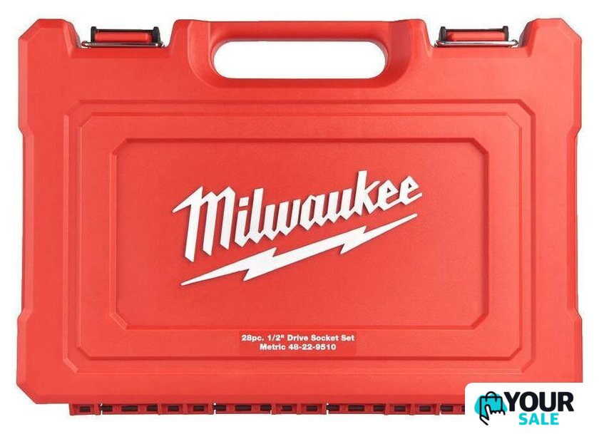 Набор трещотка с головками Milwaukee 4932471864 (28 предметов) - Изображение №4 — Интернет-магазин Your Sale