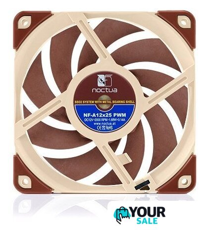 Вентилятор для корпуса Noctua NF-A12x25 PWM - Изображение №4 — Интернет-магазин Your Sale