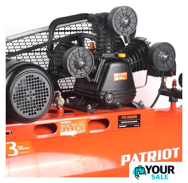 Компрессор Patriot PTR 100-670 - Изображение №2 — Интернет-магазин Your Sale