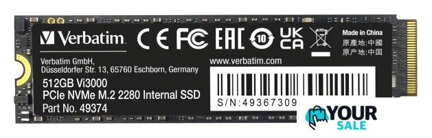 SSD Verbatim Vi3000 512GB 49374 - Изображение №1 — Интернет-магазин Your Sale