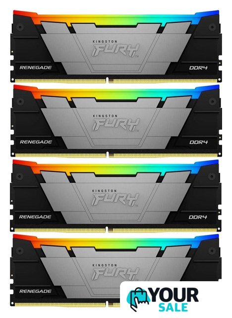 Оперативная память Kingston FURY Renegade RGB 4x32ГБ DDR4 3600 МГц KF436C18RB2AK4/128 - Изображение №3 — Интернет-магазин Your Sale