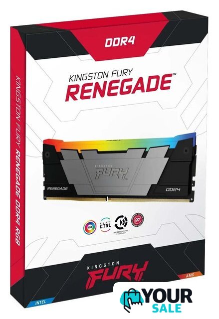 Оперативная память Kingston FURY Renegade RGB 4x32ГБ DDR4 3600 МГц KF436C18RB2AK4/128 - Изображение №4 — Интернет-магазин Your Sale