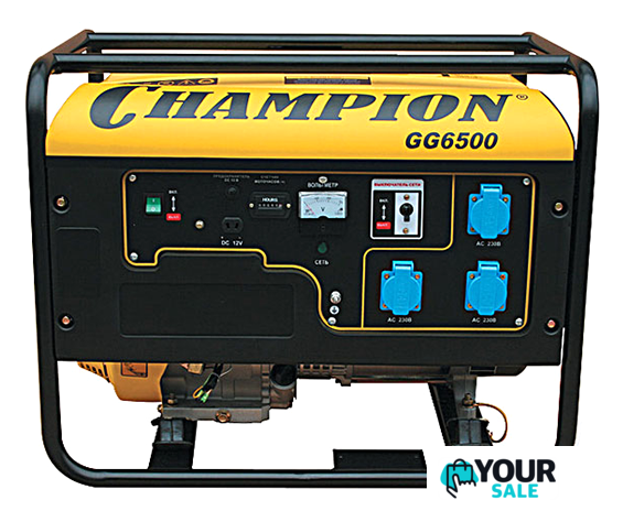 Бензиновый генератор Champion GG6500 - Изображение №1 — Интернет-магазин Your Sale