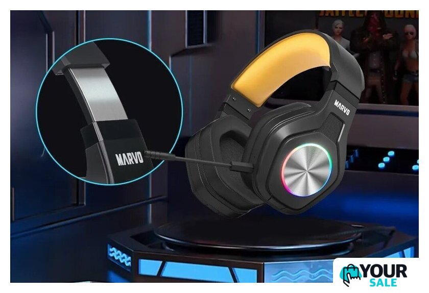 Наушники Marvo Pulz 80W HG9084W - Изображение №12 — Интернет-магазин Your Sale