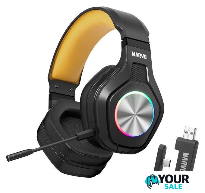 Наушники Marvo Pulz 80W HG9084W - Изображение №1 — Интернет-магазин Your Sale