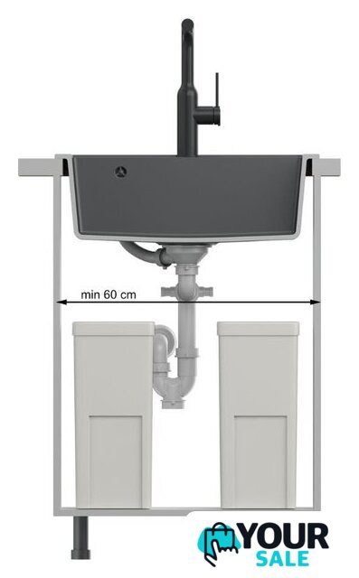 Кухонная мойка Quadron HCQB6054U8_BS - Изображение №5 — Интернет-магазин Your Sale