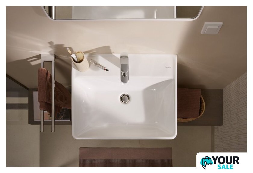 Умывальник Hansgrohe Xanuia Q 60 60133450 - Изображение №15 — Интернет-магазин Your Sale