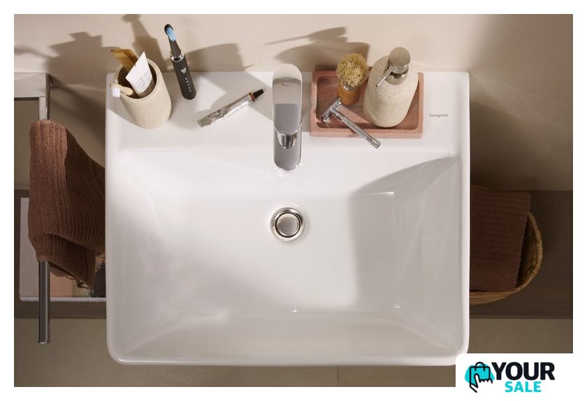 Умывальник Hansgrohe Xanuia Q 60 60133450 - Изображение №6 — Интернет-магазин Your Sale