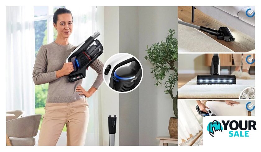 Пылесос Bosch Unlimited 9 BBS931WBA - Изображение №3 — Интернет-магазин Your Sale