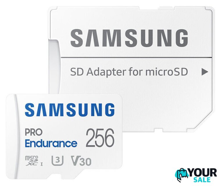 Карта памяти Samsung PRO Endurance microSDXC 256GB (с адаптером) - Изображение №1 — Интернет-магазин Your Sale