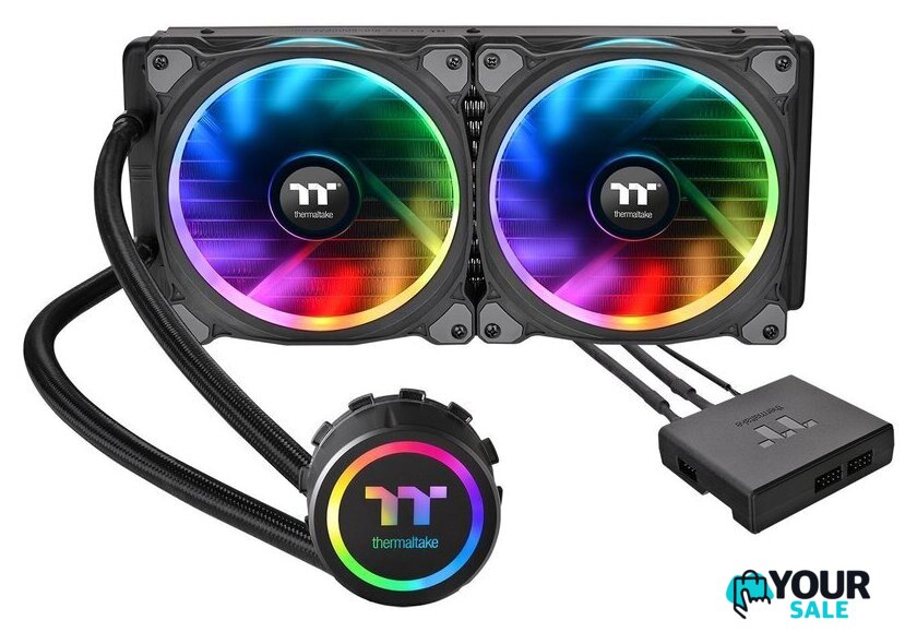 Система жидкостного охлаждения для процессора Thermaltake Floe Riing RGB 280 TT Premium Edition - Изображение №1 — Интернет-магазин Your Sale