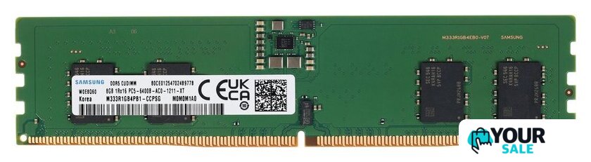 Оперативная память Samsung 8ГБ DDR5 6400 МГц M333R1GB4PB1-CCPSG - Изображение №1 — Интернет-магазин Your Sale