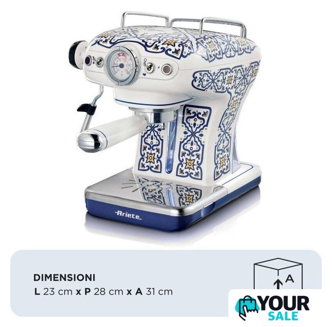 Рожковая кофеварка Ariete Capri 1389/1C - Изображение №6 — Интернет-магазин Your Sale