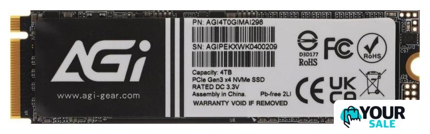 SSD AGI AI298 4TB AGI4T0GIMAI298 - Изображение №1 — Интернет-магазин Your Sale