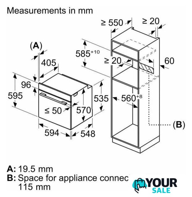 Электрический духовой шкаф Bosch Serie 4 HRG232EB3 - Изображение №11 — Интернет-магазин Your Sale