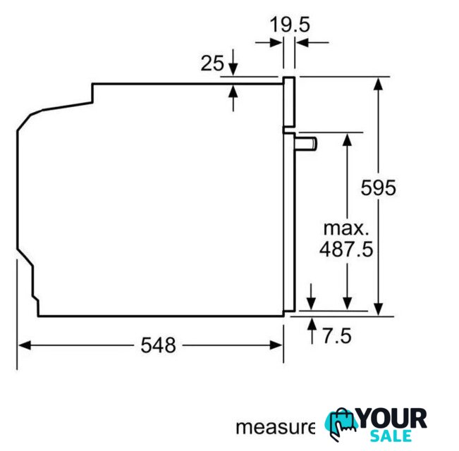 Электрический духовой шкаф Bosch Serie 4 HRG232EB3 - Изображение №9 — Интернет-магазин Your Sale