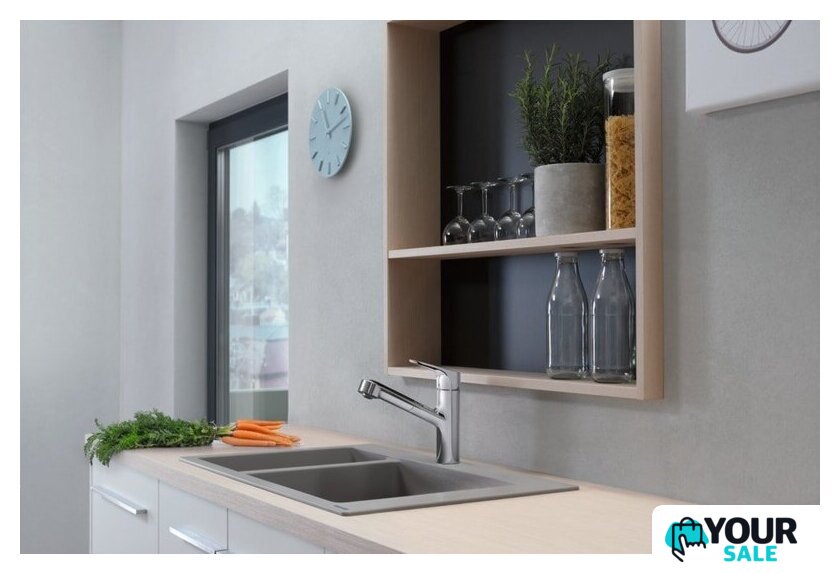Смеситель Hansgrohe Focus M43 71842000 (хром) - Изображение №2 — Интернет-магазин Your Sale