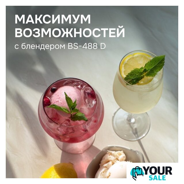 Стационарный блендер Zigmund & Shtain BS-488 D - Изображение №7 — Интернет-магазин Your Sale