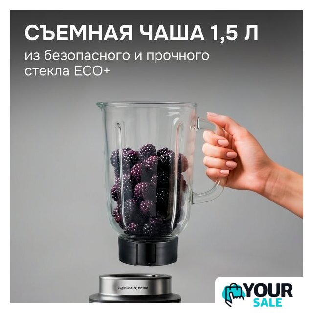 Стационарный блендер Zigmund & Shtain BS-488 D - Изображение №6 — Интернет-магазин Your Sale