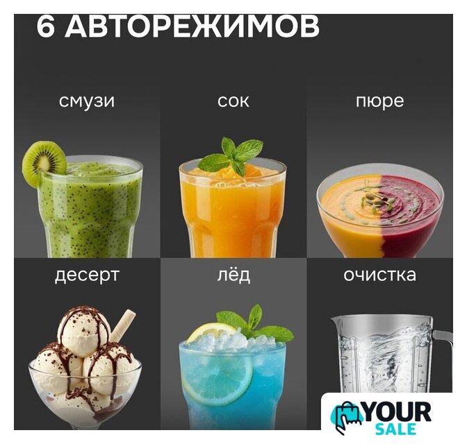 Стационарный блендер Zigmund & Shtain BS-488 D - Изображение №3 — Интернет-магазин Your Sale