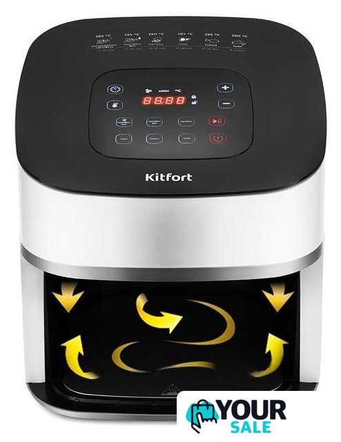Аэрогриль (аэрофритюрница) Kitfort KT-2217 - Изображение №2 — Интернет-магазин Your Sale