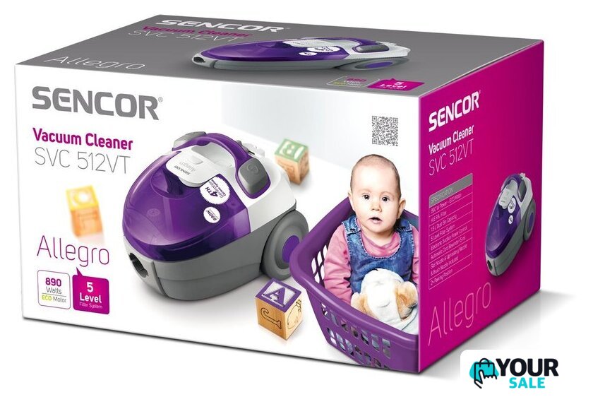 Пылесос Sencor SVC 512VT - Изображение №20 — Интернет-магазин Your Sale