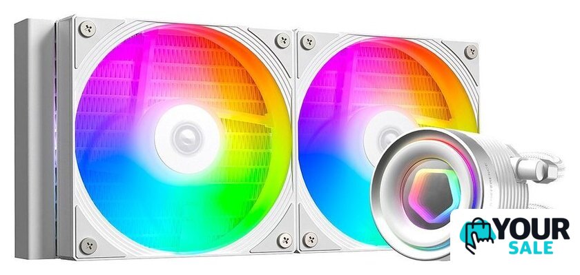 Система жидкостного охлаждения для процессора ID-Cooling FX240 INF White - Изображение №1 — Интернет-магазин Your Sale