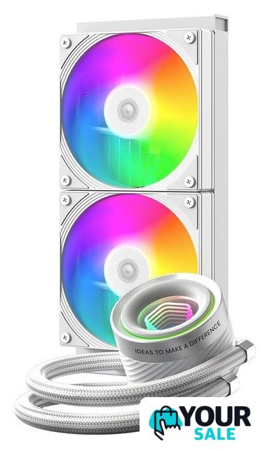 Система жидкостного охлаждения для процессора ID-Cooling FX240 INF White - Изображение №2 — Интернет-магазин Your Sale