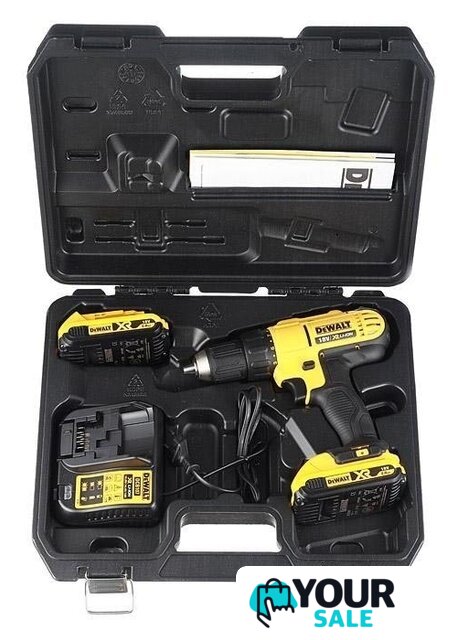 Дрель-шуруповерт DeWalt DCD771D2 (с 2-мя АКБ 2 Ah) - Изображение №6 — Интернет-магазин Your Sale