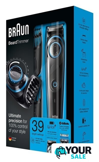 Триммер для бороды и усов Braun BT5040 - Изображение №3 — Интернет-магазин Your Sale