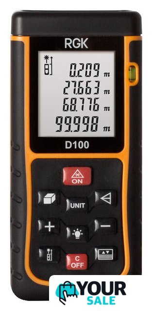 Лазерный дальномер RGK D100 - Изображение №1 — Интернет-магазин Your Sale
