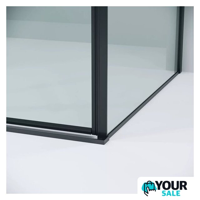 Душевая стенка Grossman Galaxy 90x195 200.K33.01.90.21.00 (черный матовый/стекло прозрачное) - Изображение №4 — Интернет-магазин Your Sale