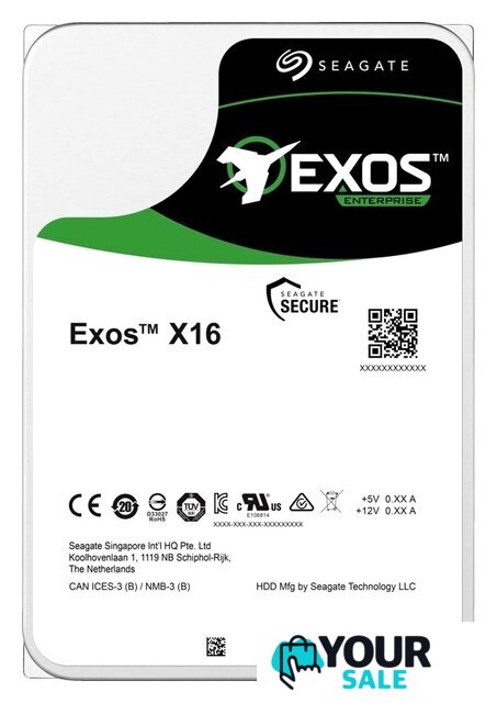 Жесткий диск Seagate Exos X16 16TB ST16000NM002G - Изображение №1 — Интернет-магазин Your Sale