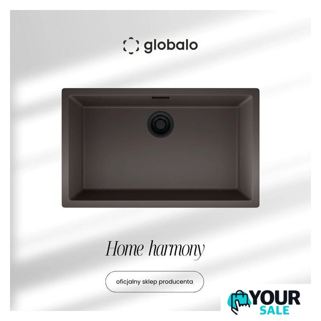 Кухонная мойка Globalo Aurilio 80.1 Dark Chocolate Clean Tech - Изображение №1 — Интернет-магазин Your Sale