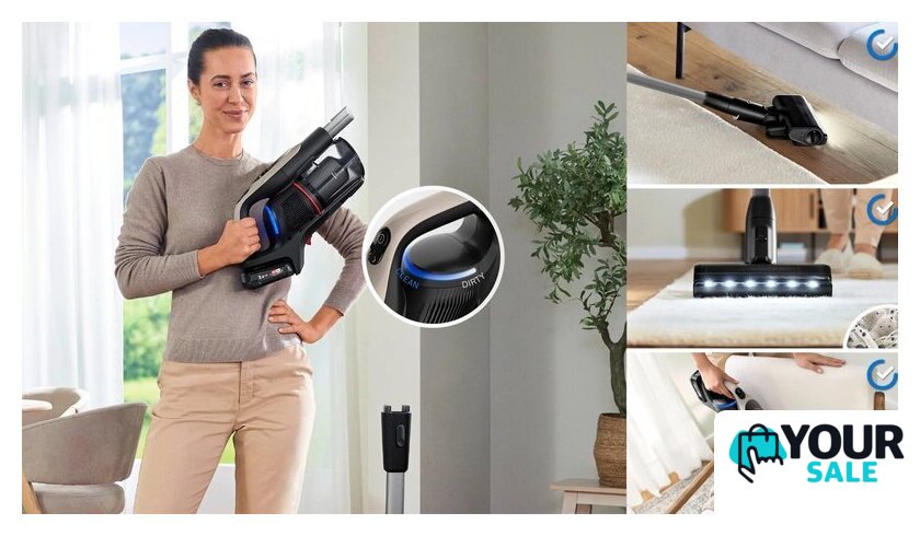Пылесос Bosch Unlimited 9 BCS931GAC - Изображение №6 — Интернет-магазин Your Sale
