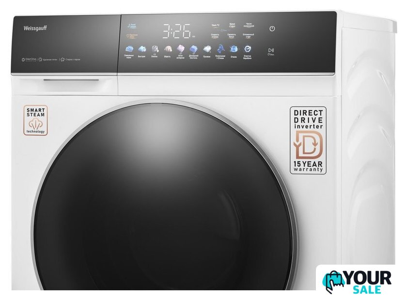 Стиральная машина Weissgauff WM 62210 Direct Drive Touch Inverter Steam - Изображение №6 — Интернет-магазин Your Sale