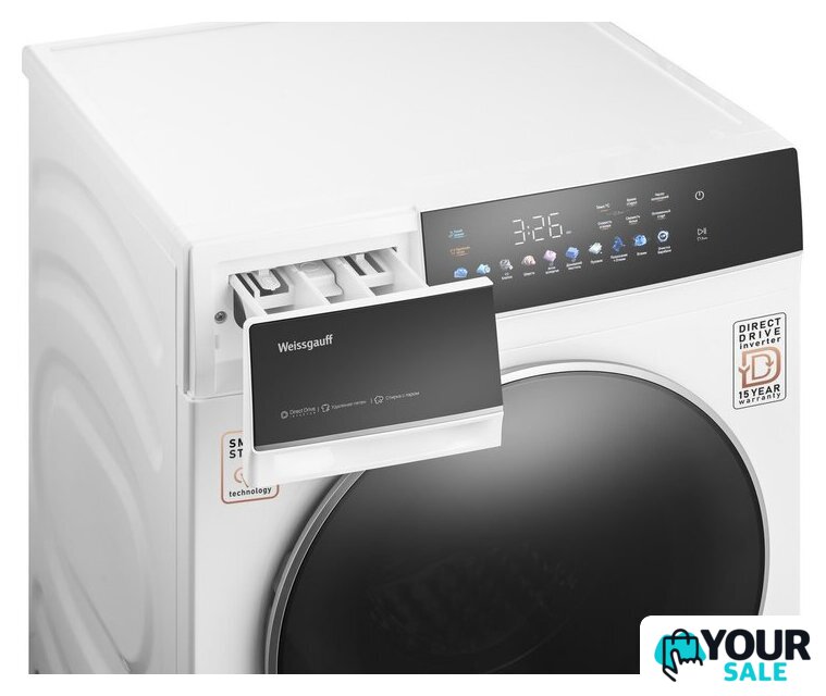 Стиральная машина Weissgauff WM 62210 Direct Drive Touch Inverter Steam - Изображение №7 — Интернет-магазин Your Sale