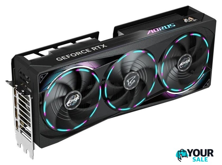Видеокарта Gigabyte Aorus GeForce RTX 5070 Ti Master 16G GV-N507TAORUS M-16GD - Изображение №1 — Интернет-магазин Your Sale