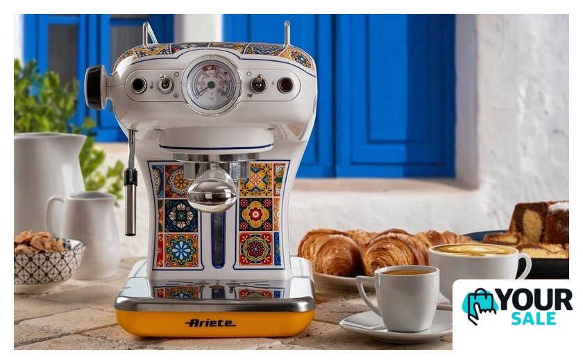 Рожковая кофеварка Ariete Capri 1389/1P - Изображение №1 — Интернет-магазин Your Sale